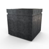 Gardenstone Cubic 24 Planters Gardenstone Etched Black No Accent